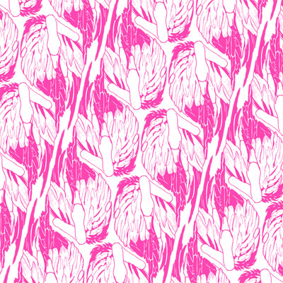Flamingo End Papers